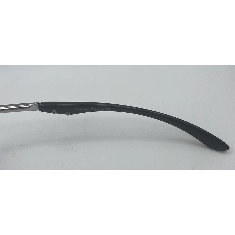 EGO Eyewear 7261 Sunglasses Italian Design‎ Silver Metal Purple Gradient Lens